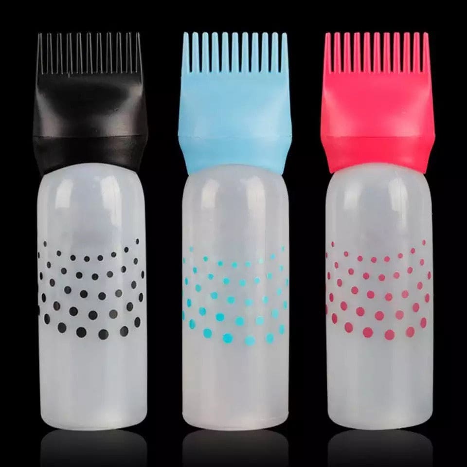 120ml Empty Hair Dye Bottle, Reusable With Applicator Brush Bottles, Convenient Perm Dyed Hair Shampoo Bottle, Oil Comb Dispensing Applicator Bottles, Hair Styling Tool 120ml Empty Hair Dye Bottle, Reusable With Applicator Brush Bottles, Convenient Perm Dyed Hair Shampoo Bottle, Oil Comb Dispensing Applicator Bottles, Hair Styling Tool